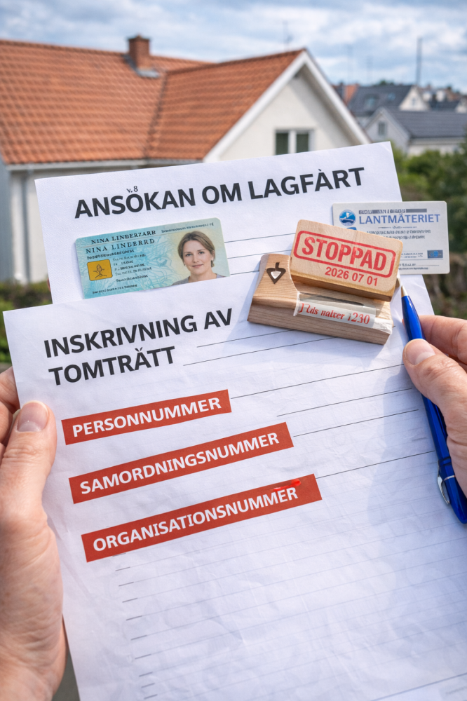 Nya krav för lagfart